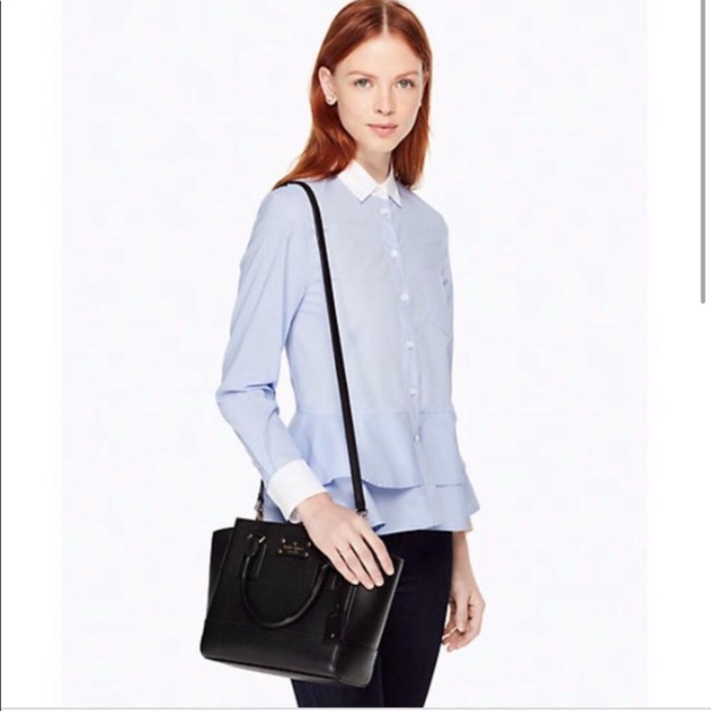 Kate Spade Bay Street Camryn Small Satchel Pebbled - Picture 8 of 8